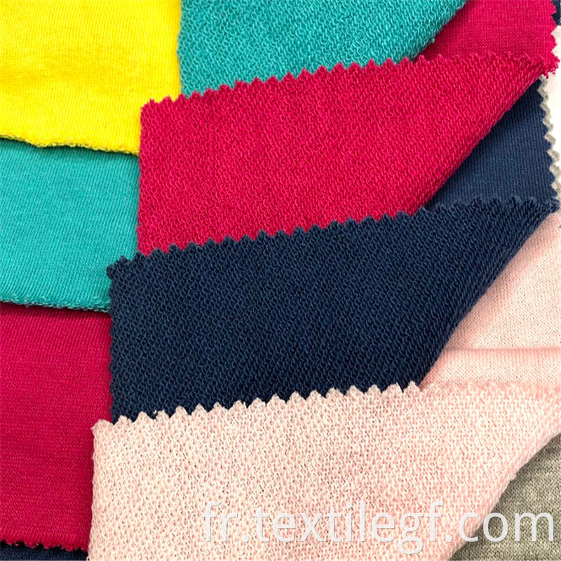 Soft CVC Terry Knitting Hoddies Fabric (5)